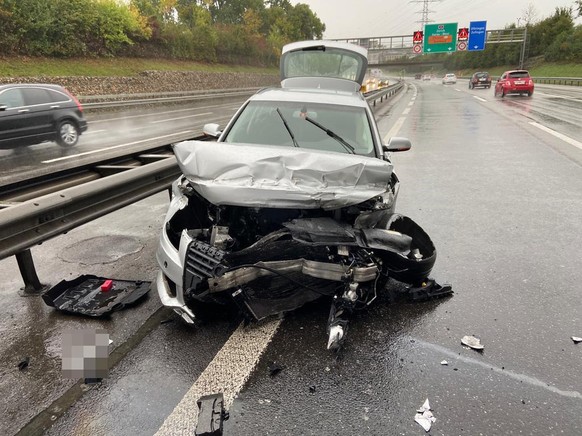 Unfälle im Kanton Aargau auf A1 wegen Aquaplaning, 3.10.2020