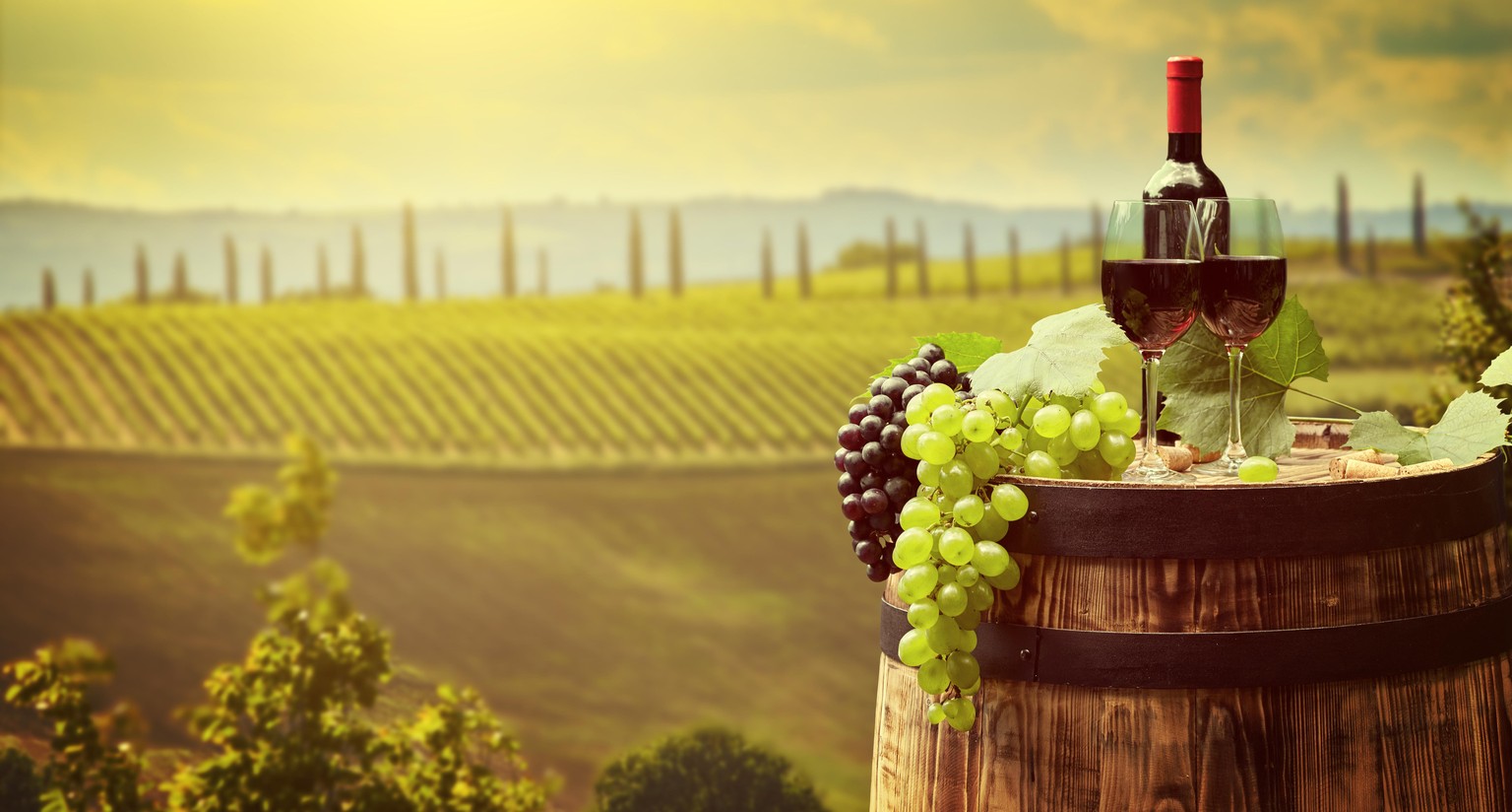 Einst verschmäht, heute unverkennbar: Wein aus der Toskana.