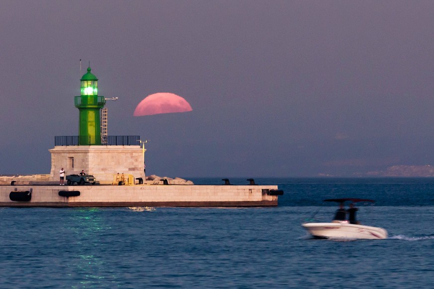 Split Kroatien Croatia Supermond Supermoon