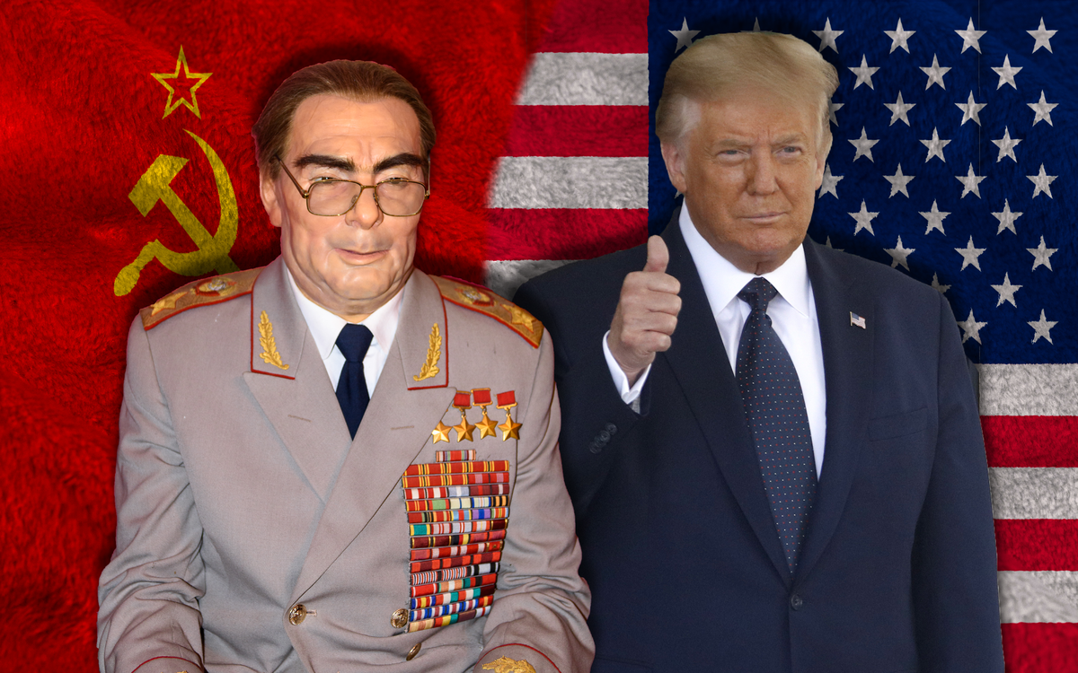 Leonid Breschnew Donald Trump
