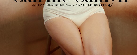 This file photo taken by Annie Leibovitz exclusively for Vanity Fair shows the cover of the magazine&#039;s July 2015 issue featuring Bruce Jenner debuting as a transgender woman named Caitlyn Jenner. ...