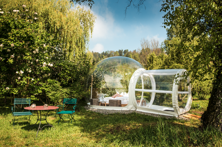 Bubblehotel Kartause Ittingen. bild: Thurgau Tourismus