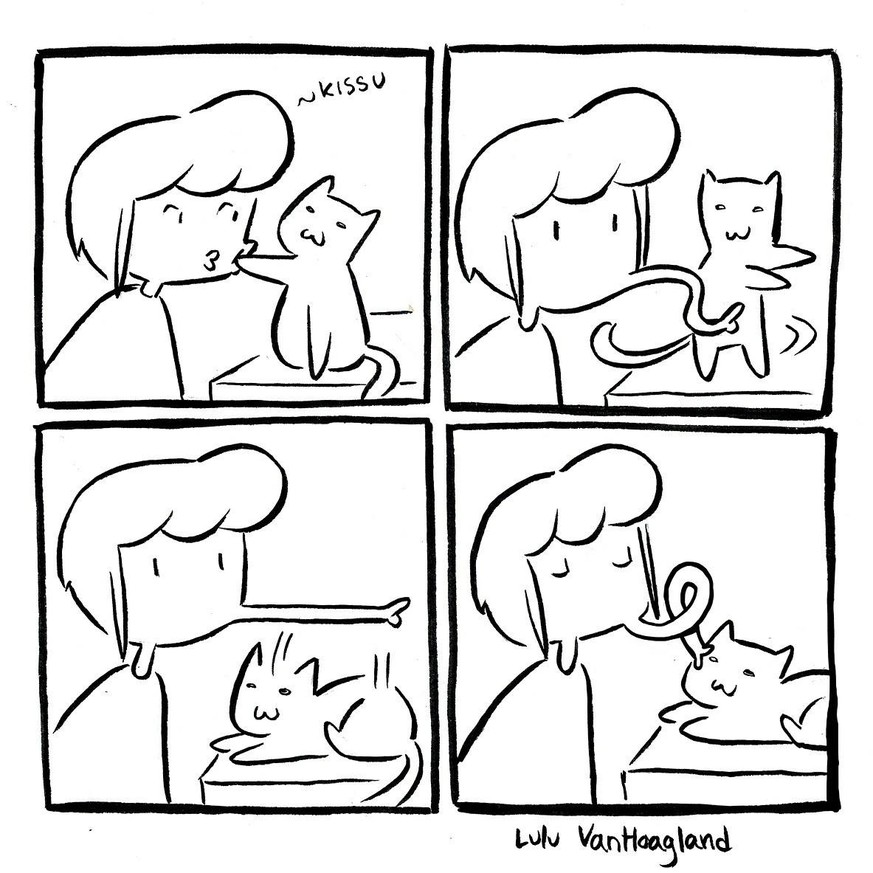 27 Comics, die genau beschreiben, wie das Leben mit einer Katze ist – Katzencomics