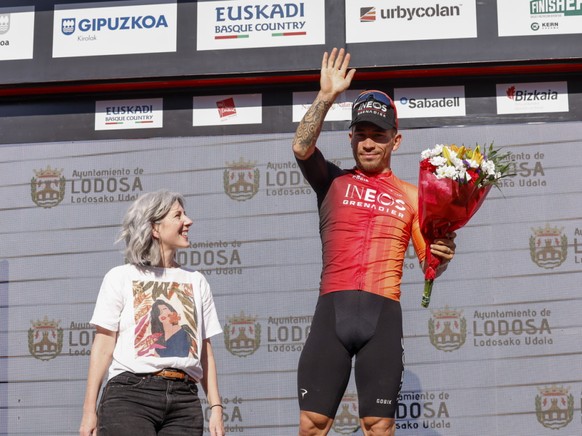 Caleb Ewan lors de sa derni鑽e victoire sur le Tour du Pays Basque