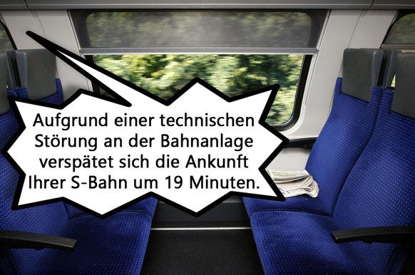 Zeitungen liegen auf Sitzbaenken in einem S-Bahn Abteil. (KEYSTONE/EQ IMAGES/Moritz Hager)