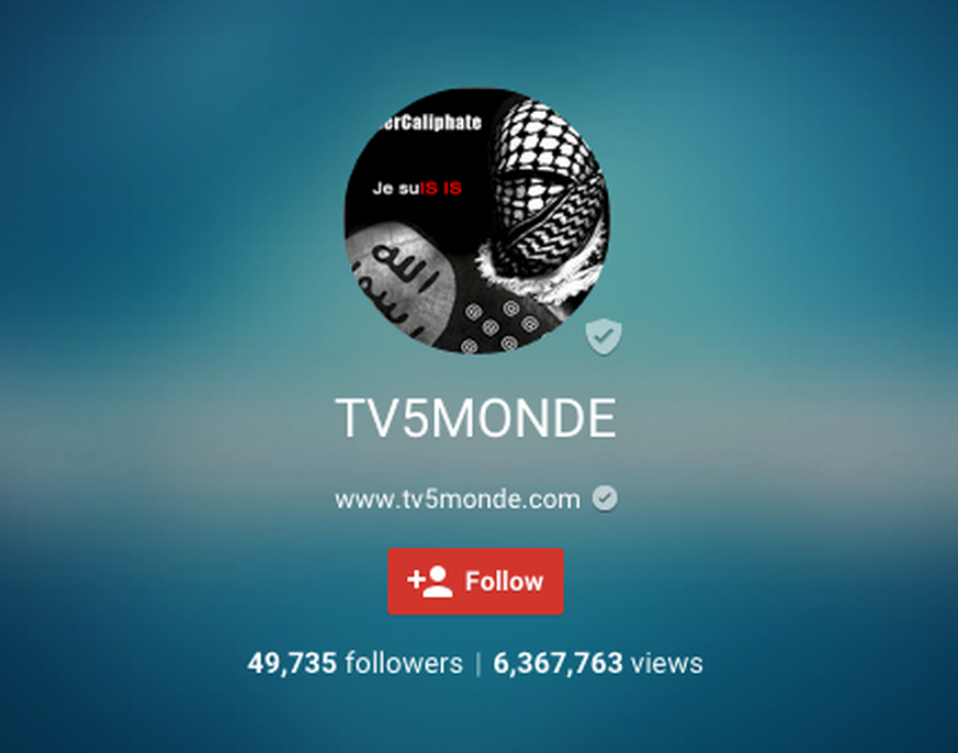 Die Angreifer haben unter anderem das Profilbild auf der Google-Plus-Seite der französischen Senderkette TV5Monde ausgewechselt. In Anspielung auf den Solidaritätsslogan zum Attentat auf Charlie Hebdo ...