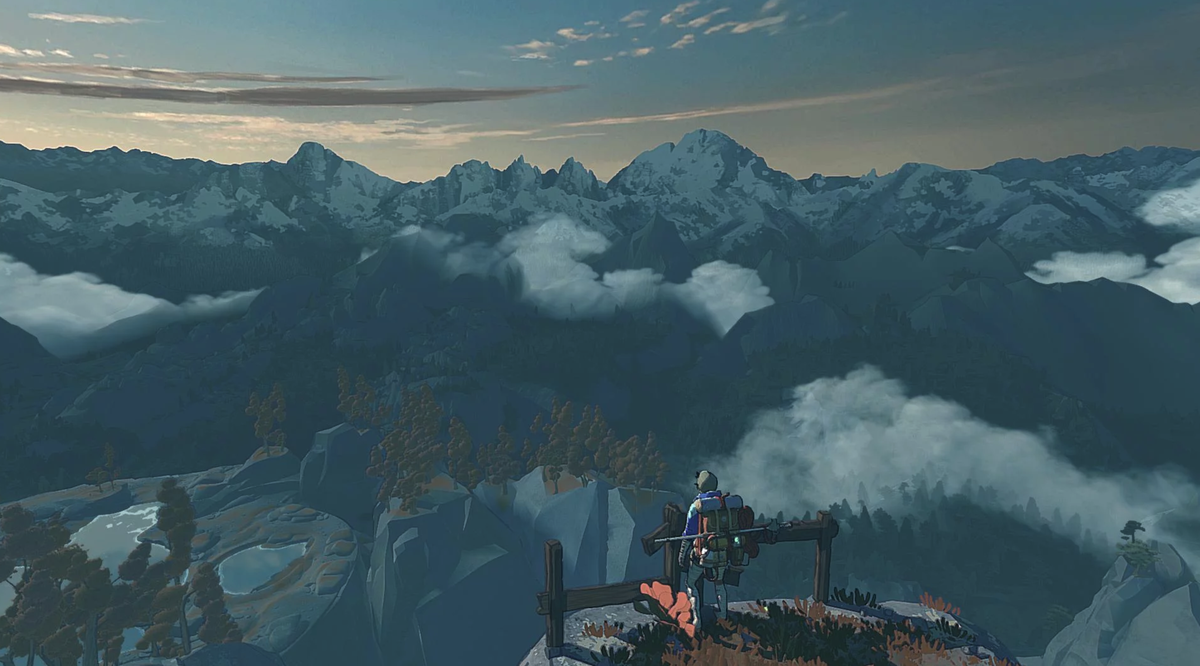Capture d'écran du jeu vidéo «Cairn»