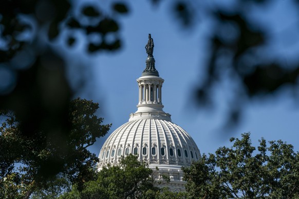 epa11582345 The US Capitol dome in Washington, DC, USA, 03 September 2024. Congress returns on 09 September for three weeks following August recess, during which lawmakers must pass a government fundi ...