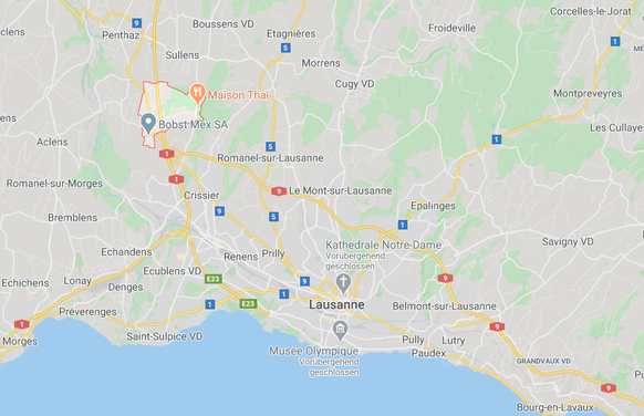 Der Unfall ereignete sich in Mex VD.