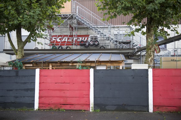 ZUM BUNDESGERICHTSENTSCHEID, DASS DER FC AARAU DAS STADION TORFELD-SUED IN AARAU GEBAUT WEDEN KANN, STELLEN WIR IHNEN AM FREITAG, 3. JUNI 2016, FOLGENDES ARCHIVBILD ZUR VERFUEGUNG  Wegen einer Einspr ...