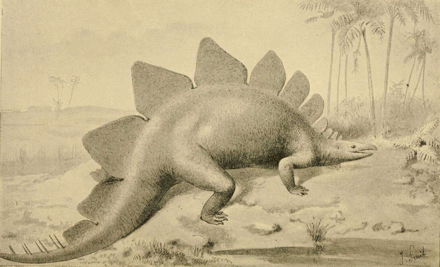 Extinct monsters
London :Chapman &amp; Hall,1896.
http://www.biodiversitylibrary.org/item/51560