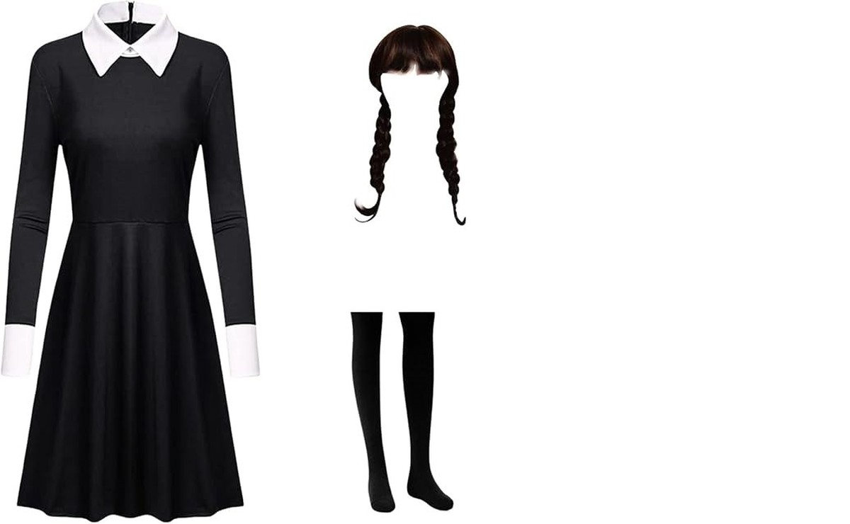 Voilà l'un des costumes les plus populaires de 2023: Wednesday (Mercredi), de la famille Addams.