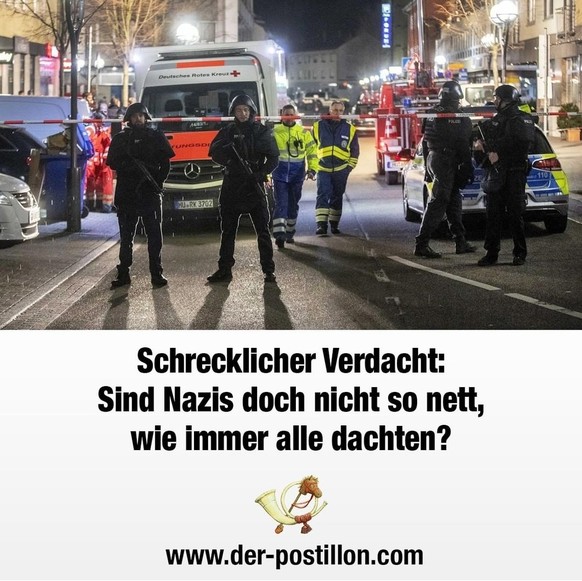 Schiesserei in Hanau: Was wir über den Täter wissen
Betiteln wir den &quot;Schützen&quot; doch bitte als das, was er ist: TERRORIST.

Die Medien sollen endlich aufhören, ein Blatt vor den Mund zu ne ...
