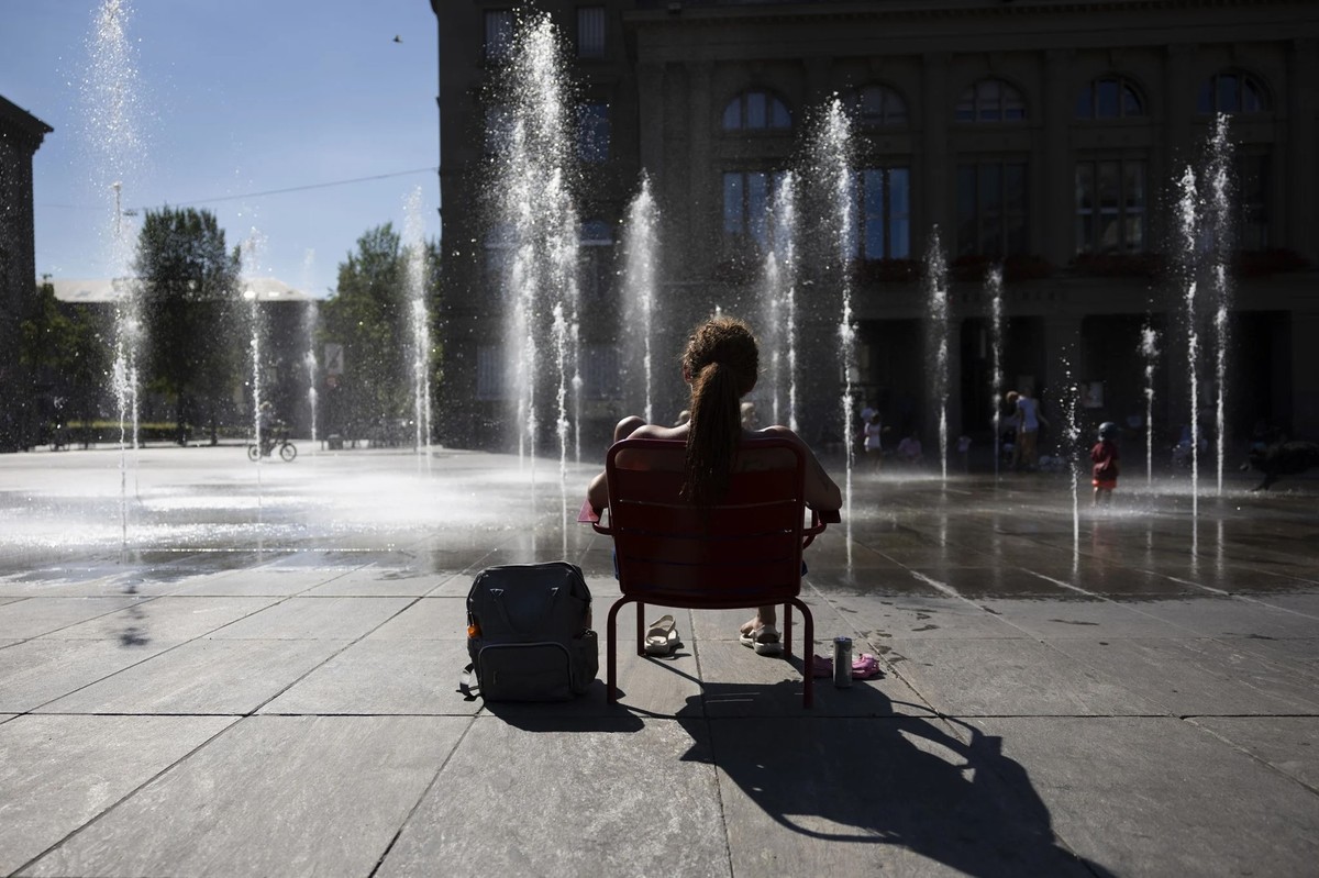 Schweiz Hitze Sommer