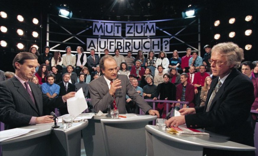 Arena, 1995: Bodenmann hat nach 7 Minuten genug.