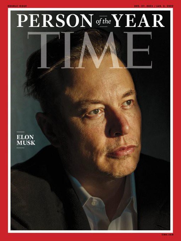 Elon Musk auf dem Cover des «Time»-Magazins.