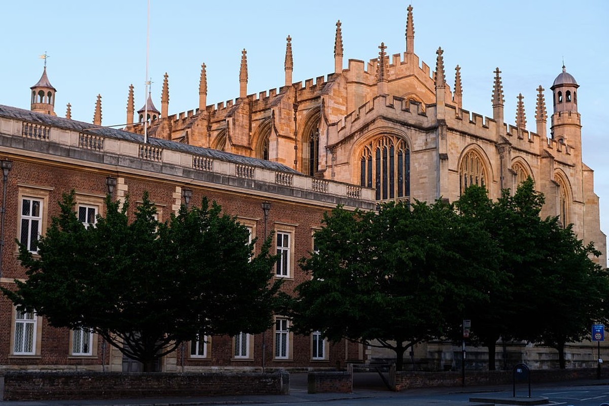 Eton College Chapel is pictured in late evening sunlight on 25th May 2025 in Eton, United Kingdom. In the Perpendicular Gothic style, it is the main chapel of Eton College. (photo by Mark Kerrison/In  ...
