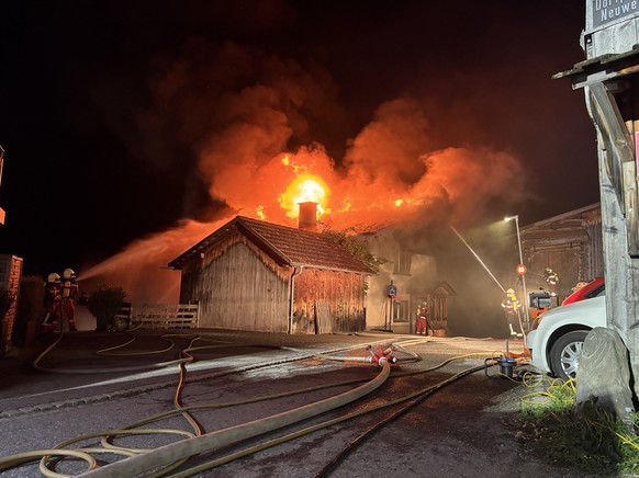 Brand in Malix/Churwalden GR, 23.05.2026.