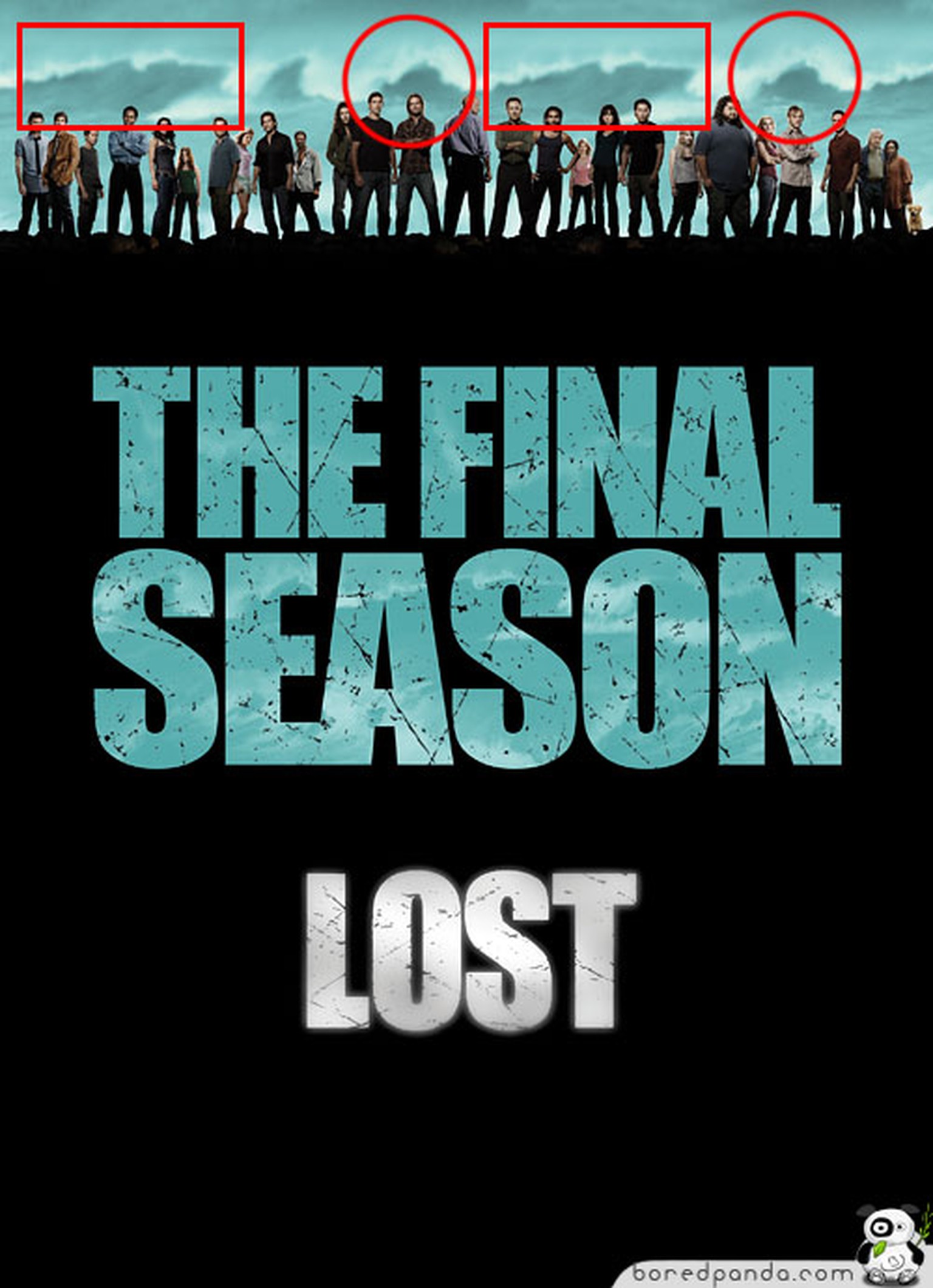 photoshop fail on Lost poster