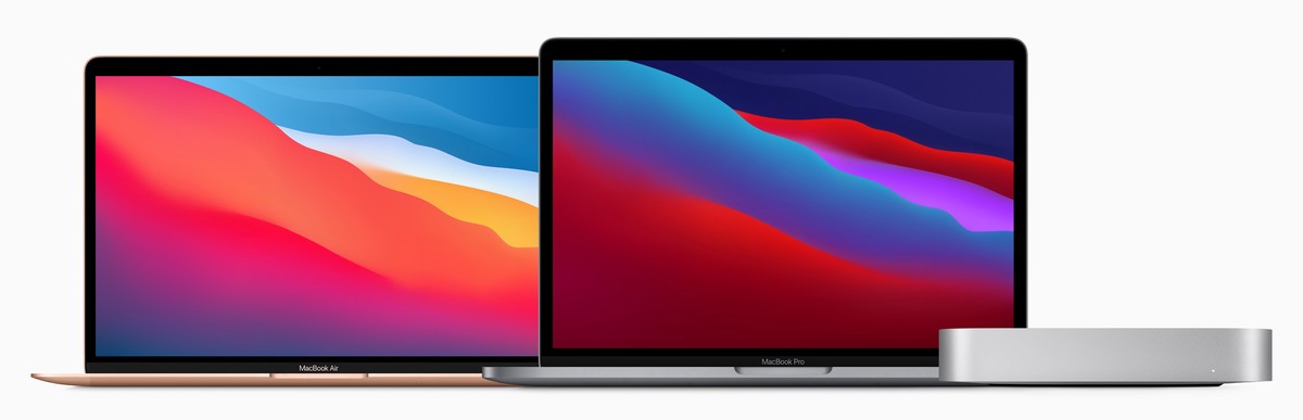 epa08812394 In this still image provided by Apple at Apple Park in Cupertino, California, USA, 10 November 2020, Apple introduces three new Macs, kicking off the company's transition to its own c ...