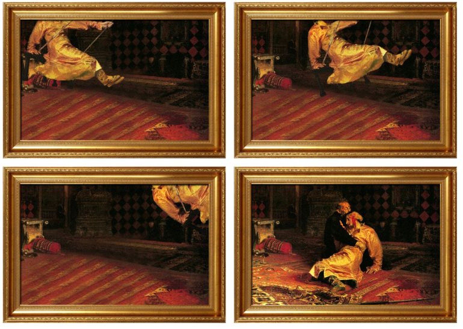 Nr. 4: Ilja Repin: «Iwan der Schreckliche und sein Sohn am 16. November 1581» (1885)