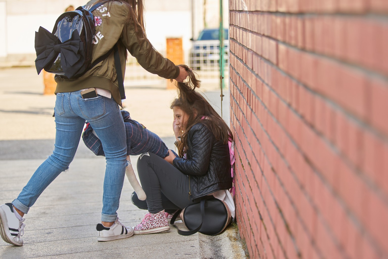 Mobbing, Gewalt, Mädchen, Schule