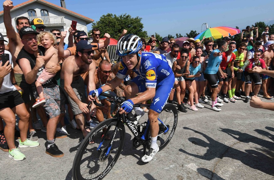 03-08-2019 Clasica San Sebastian; 2019, Deceunick - Quickstep; Evenepoel, Remco; PUBLICATIONxNOTxINxITAxFRA