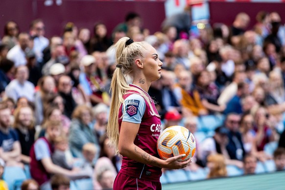 Aston Villa Women v Liverpool Women FA Women s Super League 21/05/2023. Aston Villa Women forward Alisha Lehmann 7 during the FA Women s Super League match between Aston Villa Women and Liverpool Wome ...