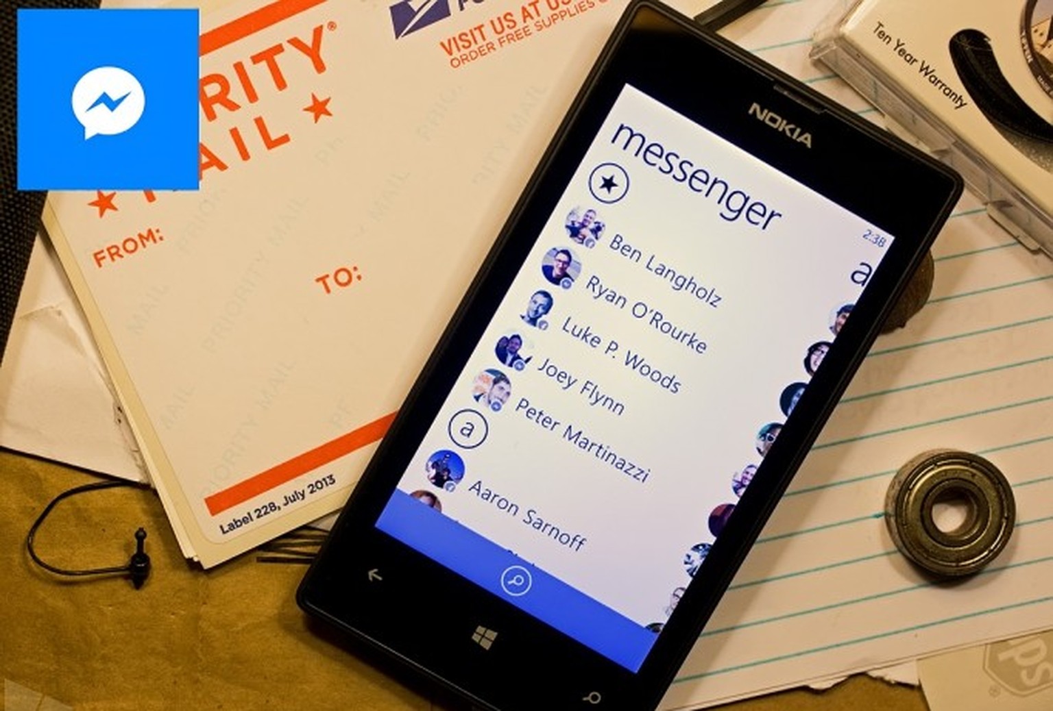 Der Facebook Messenger für Windows Phone 8 ist da.
