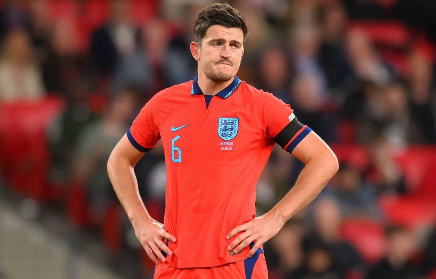 England v Germany - UEFA Nations League - League A - Group 3 - Wembley Stadium England s Harry Maguire looks dejected after conceding a penalty during the UEFA Nations League match against Germany. Us ...