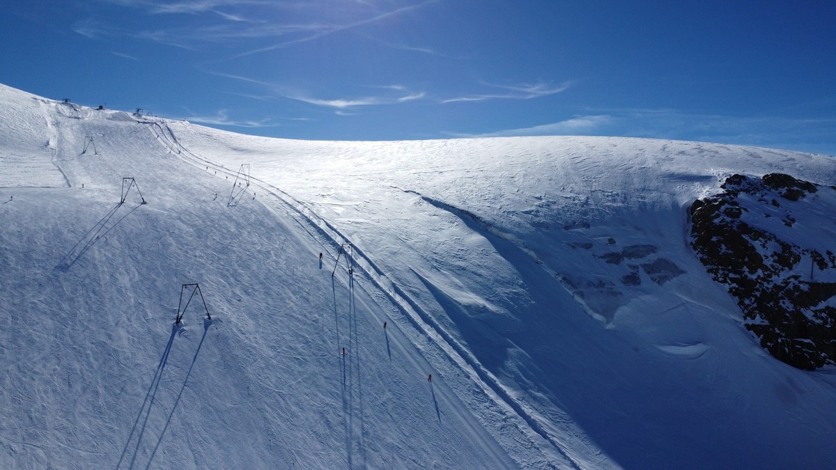 Schnee in Zermatt