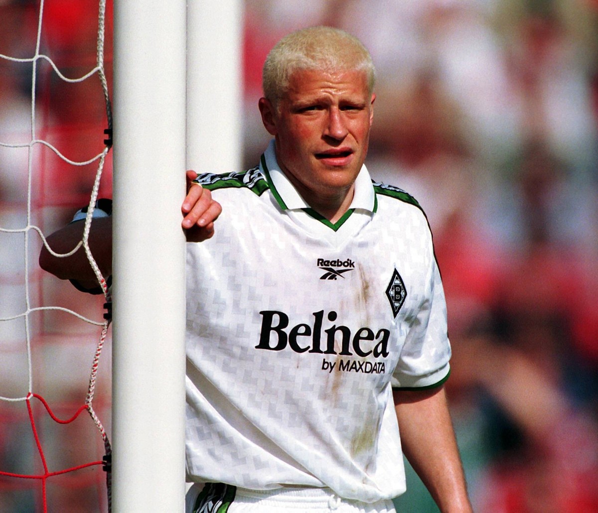 Bildnummer: 00453297 Datum: 10.04.1999 Copyright: imago/WEREK
Max Eberl (Gladbach); quer, close, Saison 1998/1999, N�rnberg - Borussia M�nchengladbach 2:0 N�rnberg Frankenstadion Fu�ball 1. BL Herren ...