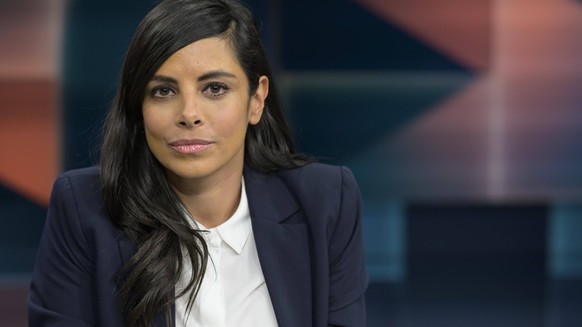 Collien Ulmen-Fernandes, Schauspielerin und Moderatorin, hart aber fair Polittalk, TV, Format, mit Moderator - Louis Klamroth, Das Erste, 05.02. 2024, Foto: HMB Media/Uwe Koch *** Collien Ulmen Fernan ...