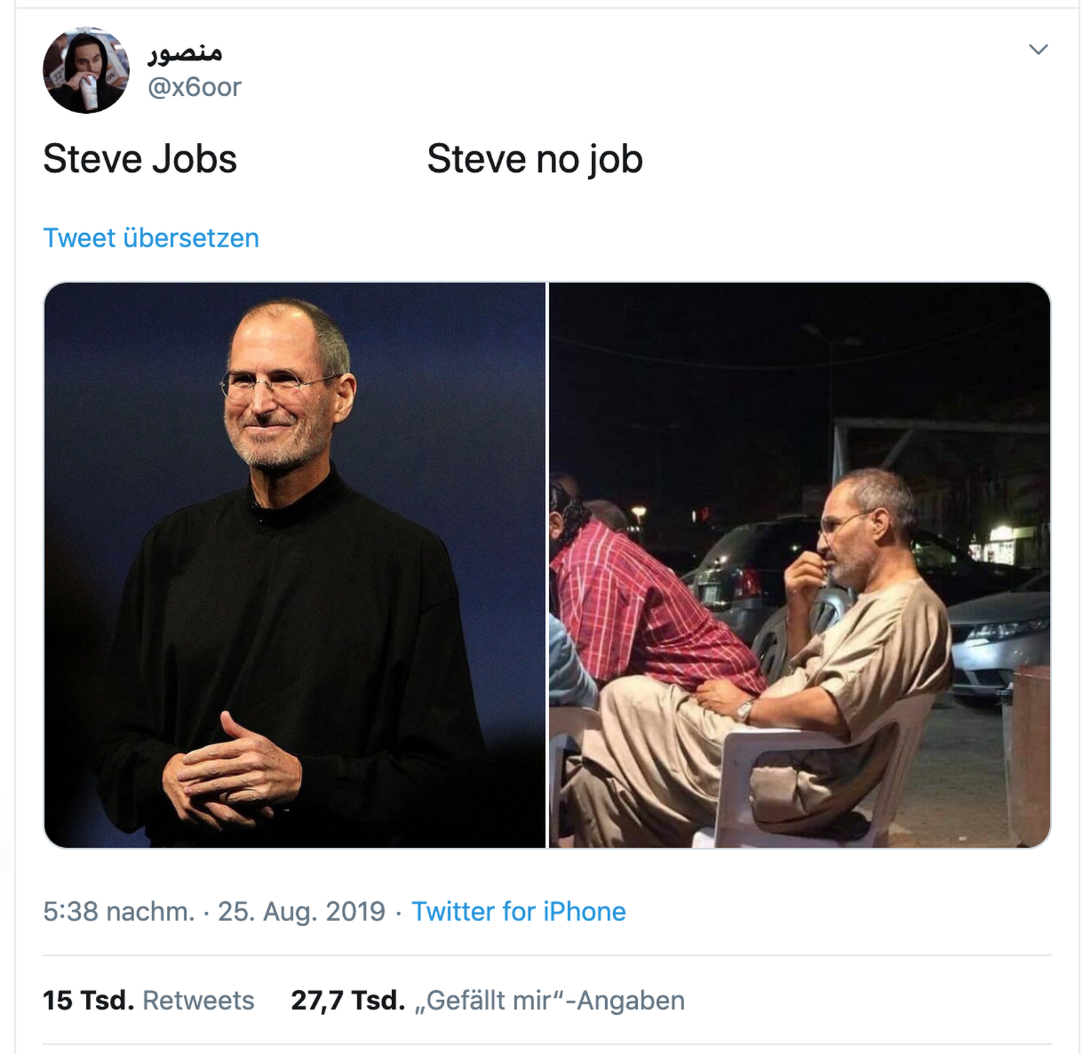 Steve Jobs Lebt Heimlich In Agypten Doppelganger Foto Sorgt Fur Furore