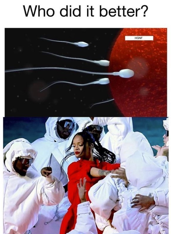 Die besten Super Bowl Memes zu Rihannas Halbzeitshow