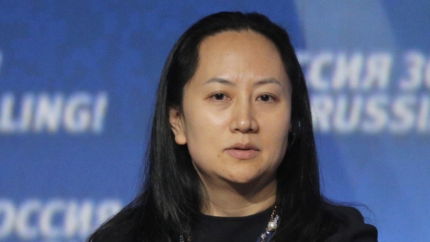 epa07211367 (FILE) - Meng Wanzhou, Chief Financial Officer of Huawei, attends the VTB Capital&#039;s &#039;RUSSIA CALLING&#039; investment forum in Moscow, Russia, 02 October 2014 (reissued 06 Decembe ...