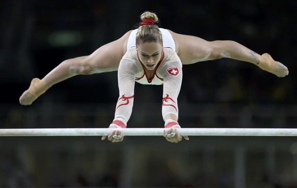 2016 Rio Olympics - Artistic Gymnastics - Preliminary - Women&#039;s Qualification - Subdivisions - Rio Olympic Arena - Rio de Janeiro, Brazil - 07/08/2016. Giulia Steingruber (SUI) of Switzerland com ...