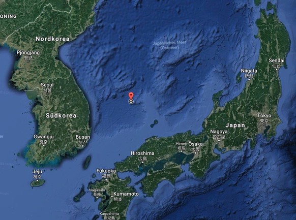 Dokdo, Takeshima, Liancourt-Felsen, Südkorea, Japan