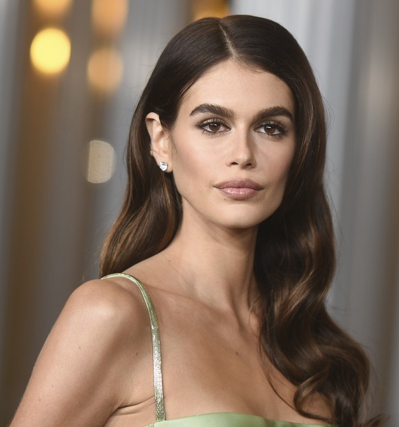 Kaia Gerber arrives at the LACMA Art+Film Gala on Saturday, Nov. 2, 2024, at the Los Angeles County Museum of Art in Los Angeles. (Photo by Richard Shotwell/Invision/AP)
Kaia Gerber