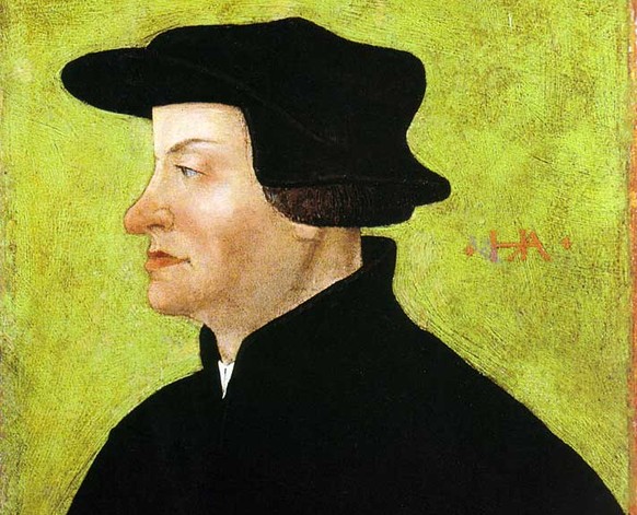 Zwingli (auf dem Bild) heiratete 1524, Luther ein Jahr später, und selbst der eher prüde Calvin ging eine Ehe ein.&nbsp;