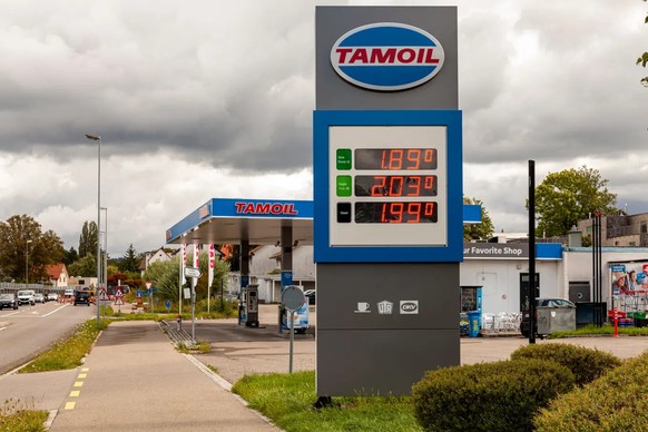 Es wird wieder teurer: Benzin an Schweizer Tankstellen.
