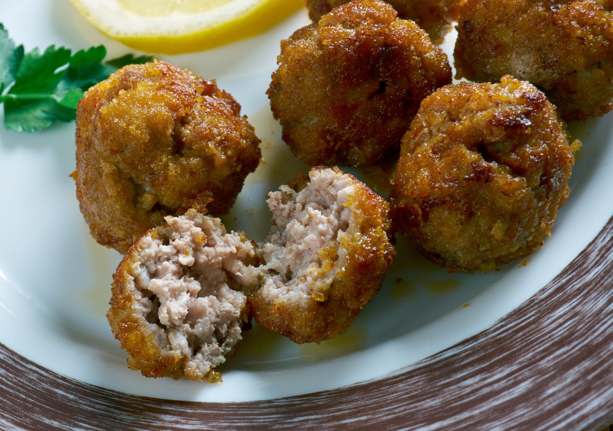 Keftedakia keftedes köfte kofta griechische hacktätschli meatballs
