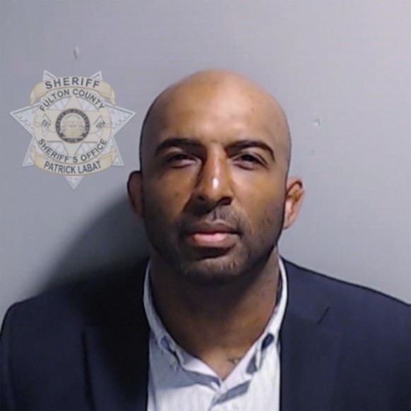This booking photo provided by the Fulton County Sheriff&#039;s Office shows Harrison Floyd on Thursday, Aug. 24, 2023, in Atlanta, after he surrendered and was booked. Floyd is charged alongside form ...