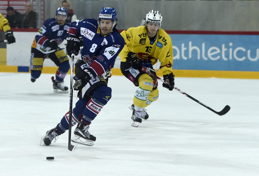 Der Berner Luca Hischier hat gegen Fabian Luethi das Nachsehen.