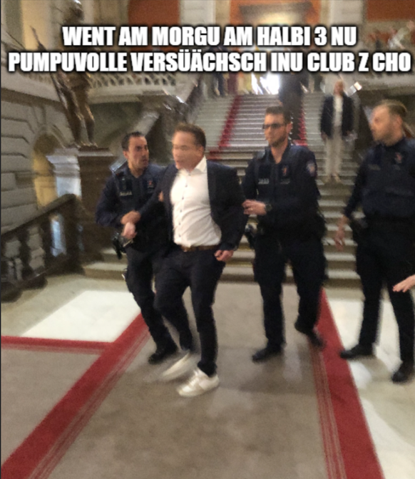 Meme zum Eklat im Bundeshaus