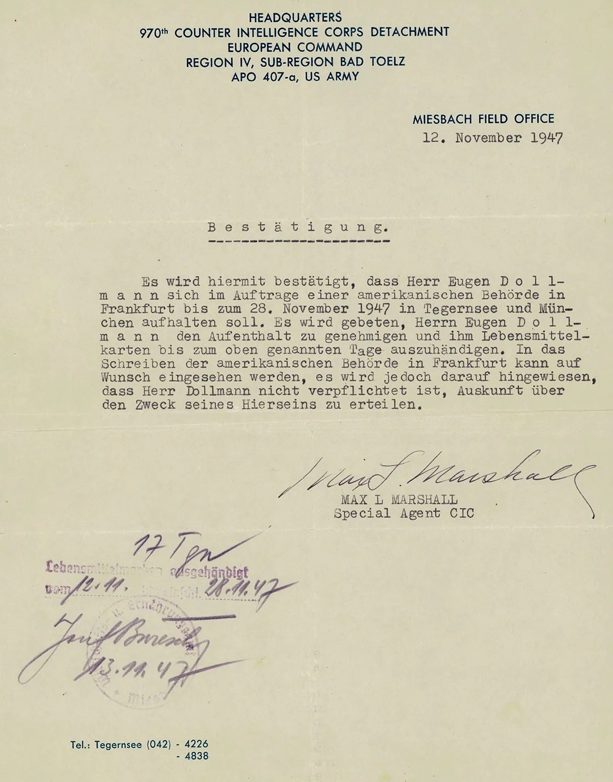 Laissez-passer américain pour l’ancien officier SS Eugen Dollmann, qui fut également impliqué dans l’opération Sunrise.
https://www.recherche.bar.admin.ch/recherche/recherche/#/fr/archive/unite/357792 ...