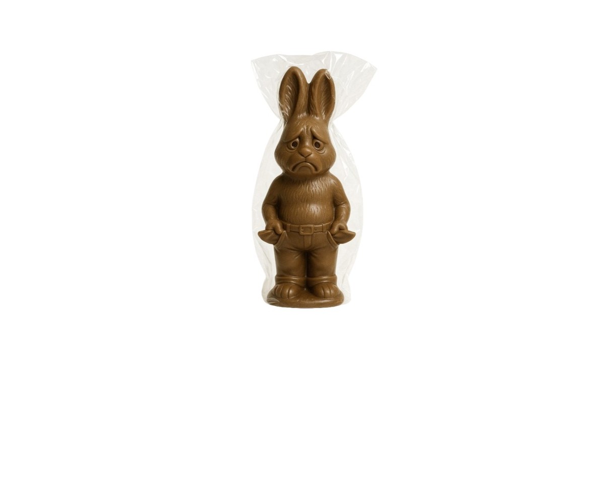 Alternative Schoggi Osterhasen für 2025: Der Inflations-Hase
