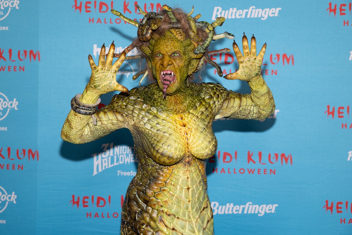 Heidi Klum attends Heidi Klum's 24th annual Halloween party at Hard Rock Hotel New York on Friday, Oct. 31, 2025, in New York. (Photo by CJ Rivera/Invision/AP)
Heidi Klum