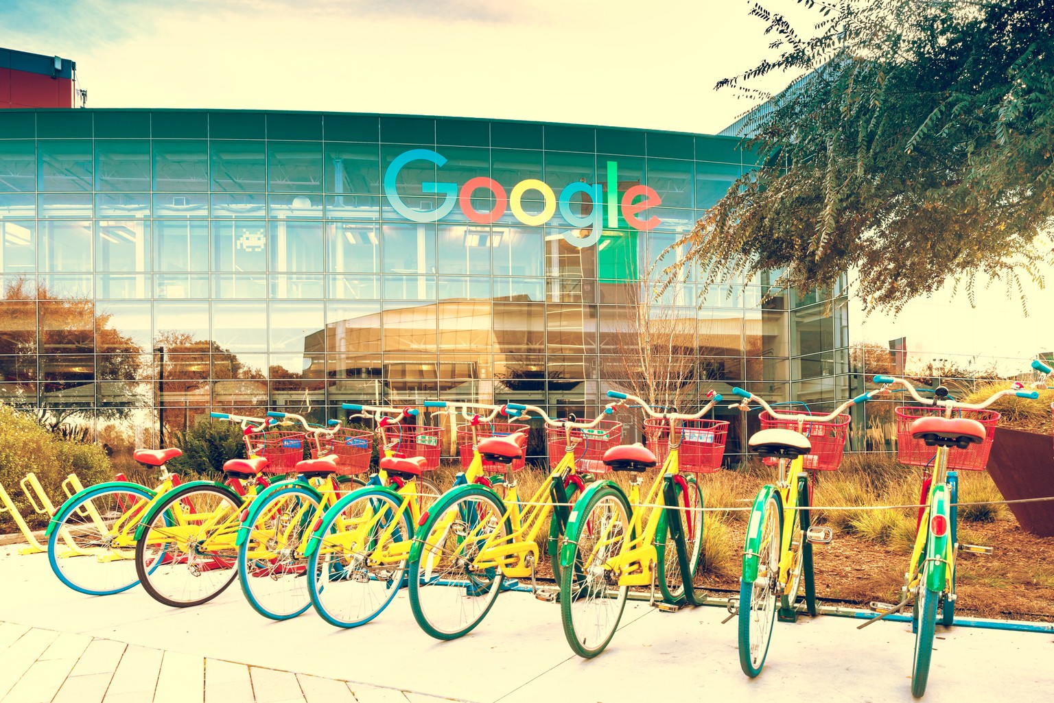 Das Googleplex in Mountain View, Kalifornien.