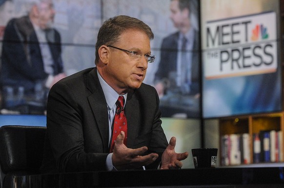 MEET THE PRESS -- Pictured: (l-r) Jeffrey Goldberg, The Atlantic, appears on &quot;Meet the Press&quot; in Washington, D.C., Sunday, July 13, 2014. (Photo by: William B. Plowman/NBC/NBC Newswire/NBCUn ...